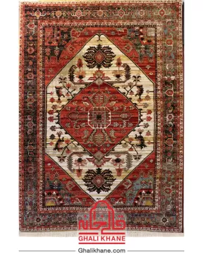 فرش ستاره کویر یزد کلکسیون شاهکار نوین 700 شانه کد YN-N124-2509