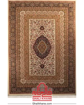 فرش ستاره کویر یزد کلکسیون ایساتیس 500 شانه کد IA-I008-8009