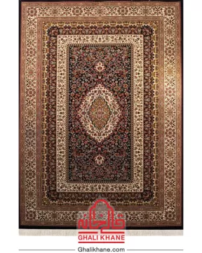 فرش ستاره کویر یزد کلکسیون ایساتیس 500 شانه کد IA-I008-8090