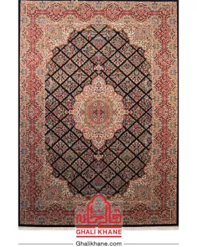 فرش ستاره کویر یزد کلکسیون ایساتیس 500 شانه کد IA-I026-8094