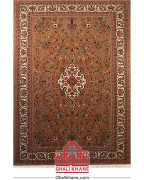 فرش ستاره کویر یزد کلکسیون ایساتیس 500 شانه کد IA-I046-8310