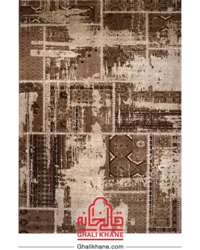 گلیم فرش ماشینی ساوین کد 2098