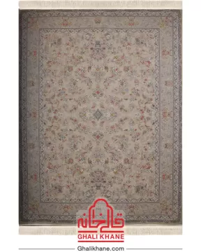 فرش تهران 1200 شانه طرح آرام کرم