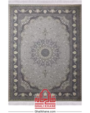 فرش تهران 1200 شانه طرح نقش‌جهان طلاکوب فیلی