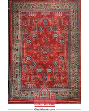 فرش تهران کلکسیون آوانگارد 1200 شانه طرح درختی لاکی سبز