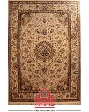 فرش ستاره کویر یزد کلکسیون عالی قاپو 1000 شانه کد HA-051-3020