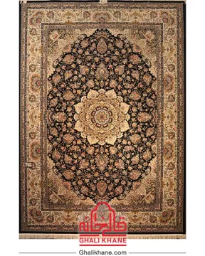 فرش ستاره کویر یزد کلکسیون عالی قاپو 1000 شانه کد HA-051-3090