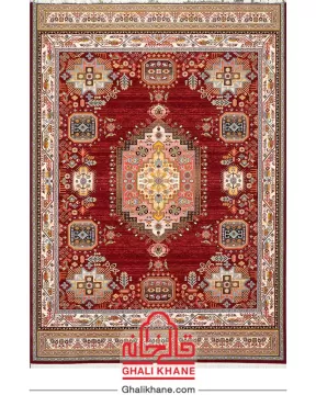 فرش ستاره کویر یزد کلکسیون شاهکار نوین 700 شانه کد YN-N120-2550