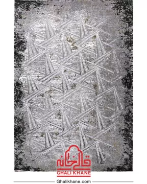 گلیم فرش سهند کلکسیون سیمین  زمینه طوسی کد O34