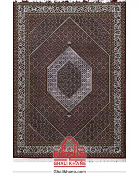 فرش مشهد 700 شانه طرح بیجار لاکی کد 702380