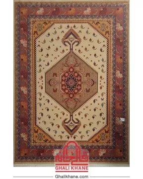 فرش ستاره کویر یزد کلکسیون شاهسون 320 شانه کد SH-B007-5003