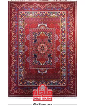 فرش مهرآور کلکسیون لاکی 700 شانه طرح آیینه روناسی