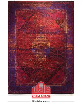 فرش مهرآور کلکسیون لاکی 700 شانه طرح ریحان روناسی