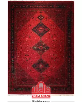 فرش مهرآور کلکسیون لاکی 700 شانه طرح گیسو روناسی