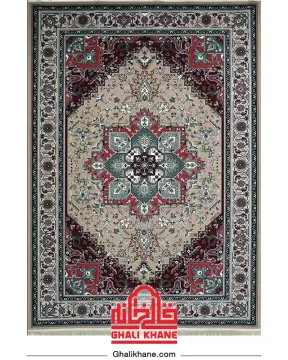 فرش سهند کلکسیون بهارستان طرح هریس 700 شانه کد SBK