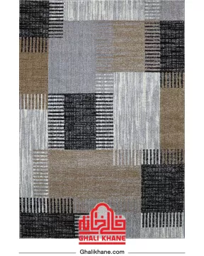 گلیم فرش سهند کلکسیون سیمین  زمینه کرم کد O28