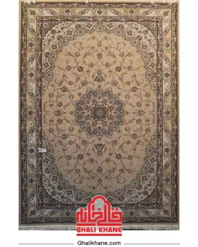 فرش ستاره کویر یزد کلکسیون عالی قاپو 1000 شانه کد HA-050-3012
