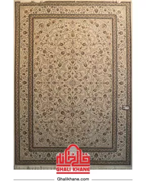 فرش ستاره کویر یزد کلکسیون عالی قاپو 1000 شانه کد HA-052-3032