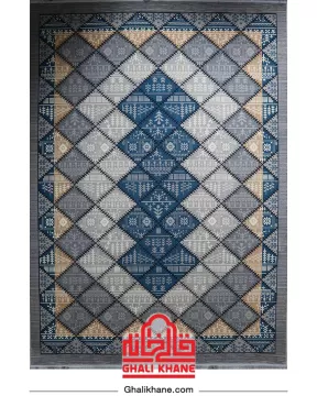 گلیم ماشینی سهند زمینه طوسی کد JC2