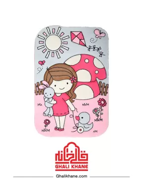 قالیچه فانتزی کودک زرباف طرح آلیس