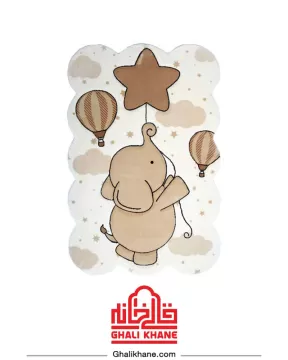 قالیچه فانتزی کودک زرباف طرح دامبو