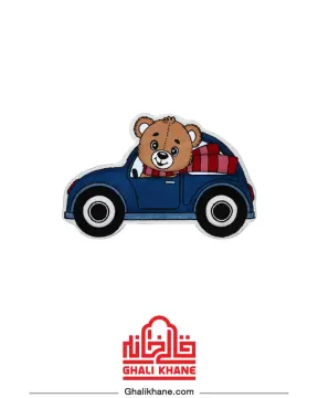 فرش فانتزی کودک زرباف طرح تدی راننده