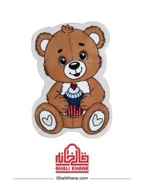 فرش  فانتزی کودک زرباف طرح تدی شکمو