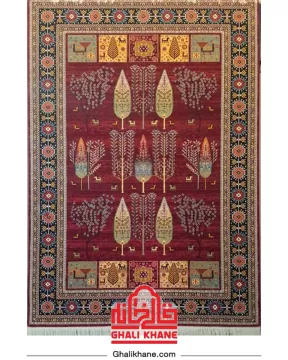 فرش ستاره کویر یزد کلکسیون شاهکار نوین 700 شانه کد YN-N184-2559