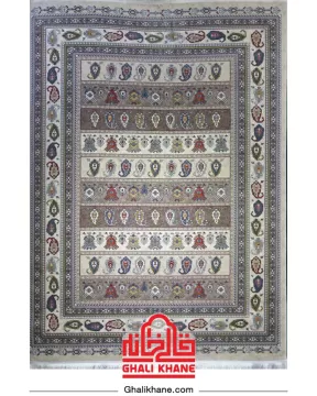 فرش هیوا 700 شانه طرح طره موکا