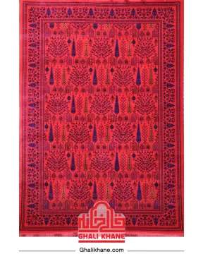فرش هیوا کلکسیون هرمز 700 شانه کد 6621 لاکی سرمه‌ای