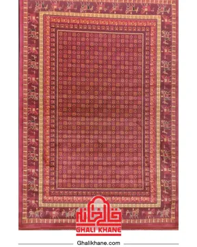 فرش زمرد مشهد 700 شانه کد 38119 لاکی