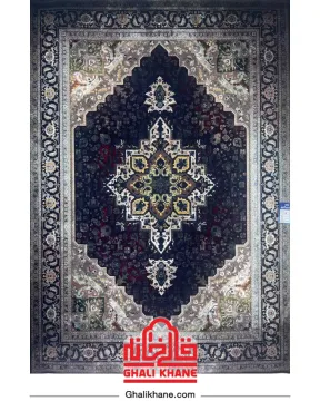 فرش بزرگمهر  کلکسیون فلورانس 1200 شانه طرح هریس کد 14053