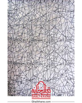 فرش ماشینی طرح پلاتینیوم کد 5025 زمینه طوسی