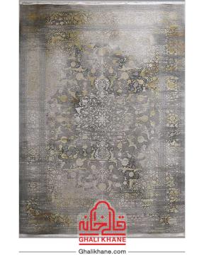 فرش ویستان لاوین 1200 شانه کد 2054 فیلی طلایی