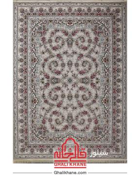 فرش ماشینی کاشان 700 شانه طرح ثریا