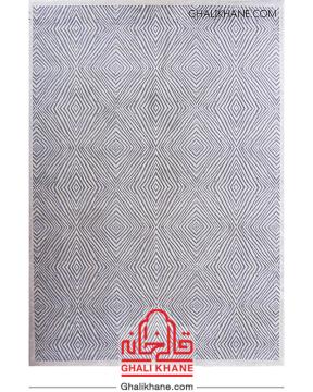 فرش ماشینی طرح پلاتینیوم کد 5005 زمینه طوسی