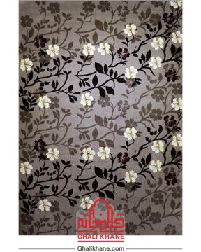گلیم فرش ماشینی ساوین کد 1929 شکلاتی
