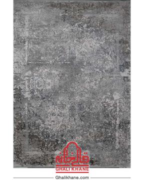 فرش زمرد مشهد 410 شانه کد 5117 طوسی