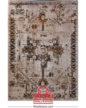 گلیم فرش ماشینی ساوین طرح نیل