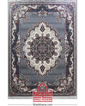 فرش زمرد مشهد 700 شانه کد 25038 طرح نیلا