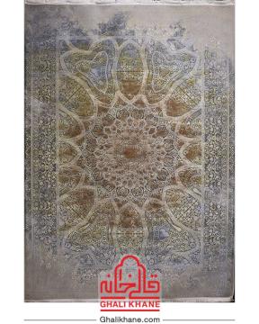 فرش ویستان لاوین 1200 شانه کد 2065 طلایی