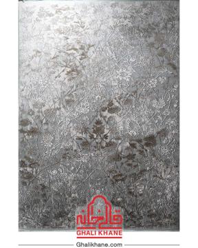 فرش زمرد مشهد 410 شانه کد 5112 طوسی