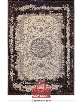 گلیم فرش ماشینی ساوین طرح رز