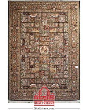 فرش ستاره کویر یزد کلکسیون شهریار 700 شانه کد Q044-1099