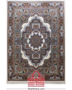 فرش مشهد 700 شانه کد 872121 طرح حوض نقره