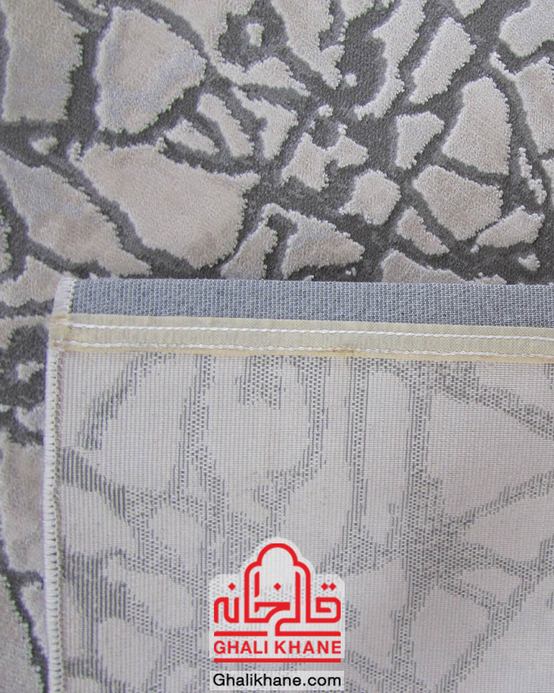 فرش ماشینی طرح پلاتینیوم کد 5025 زمینه طوسی