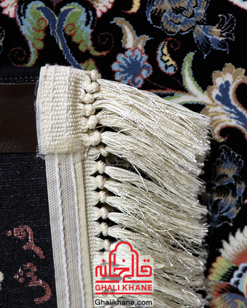 فرش مشهد 1200 شانه کد 802026 سرمه ای