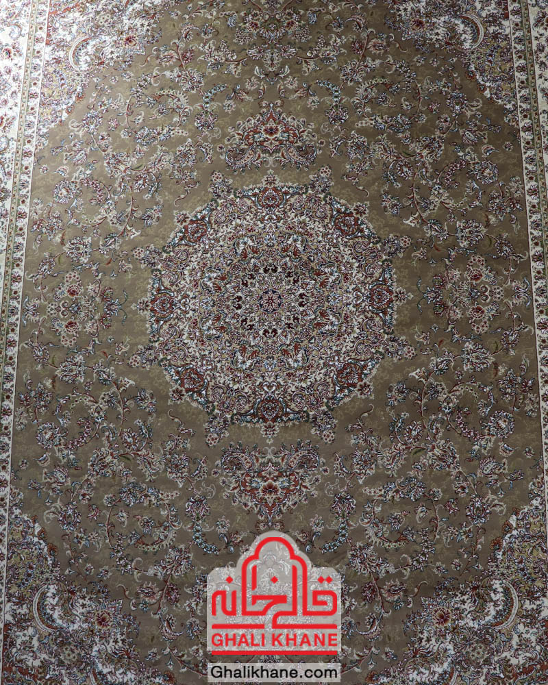 فرش زمرد مشهد 700 شانه کد 14003 گردویی