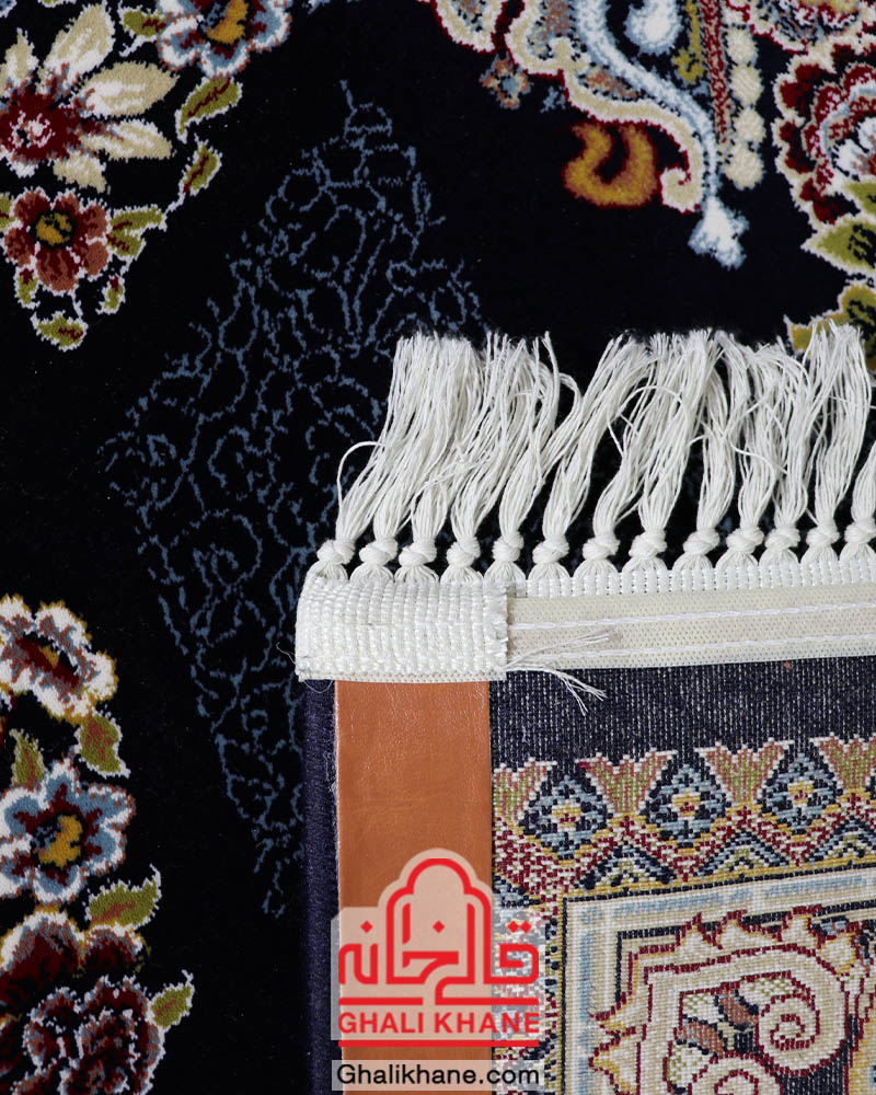 فرش زمرد مشهد 700 شانه کد 25036 سرمه ای