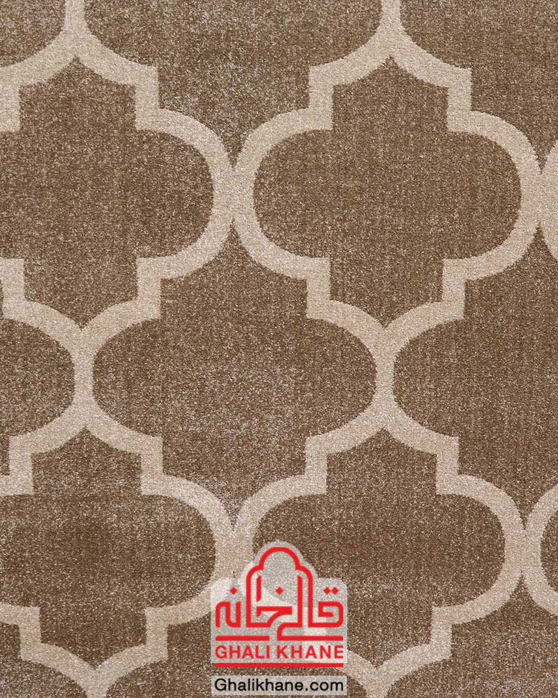 گلیم فرش ماشینی ساوین کد 2008 نسکافه ای